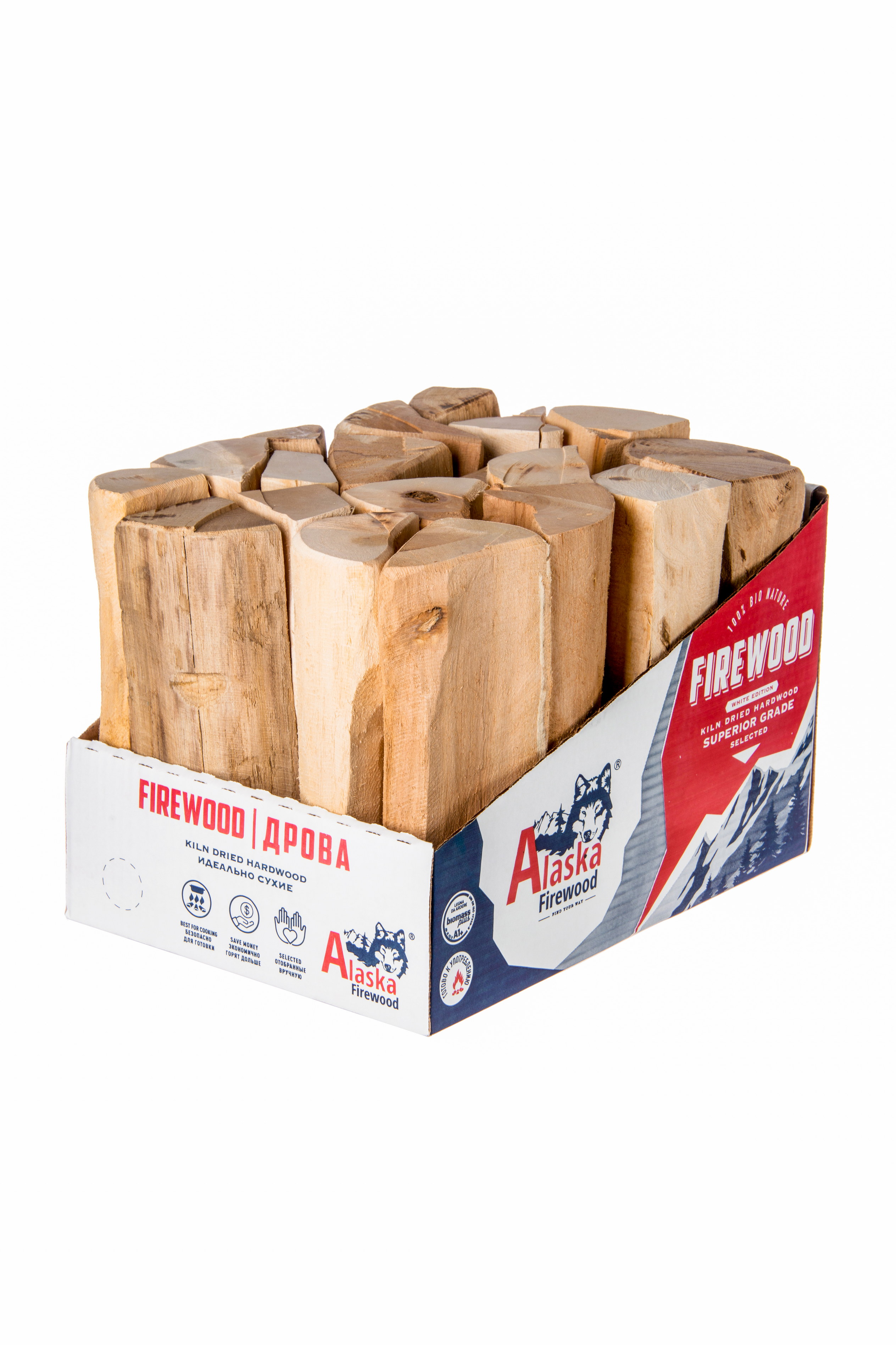 Дрова каминные Alaska Firewood Super Mix Pro