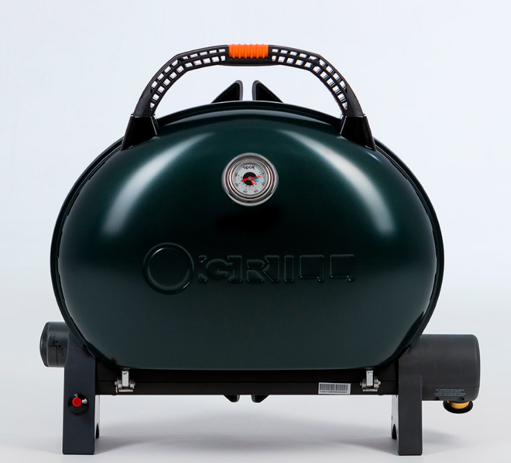 Газовый гриль O-GRILL 500MT black-green + адаптер А