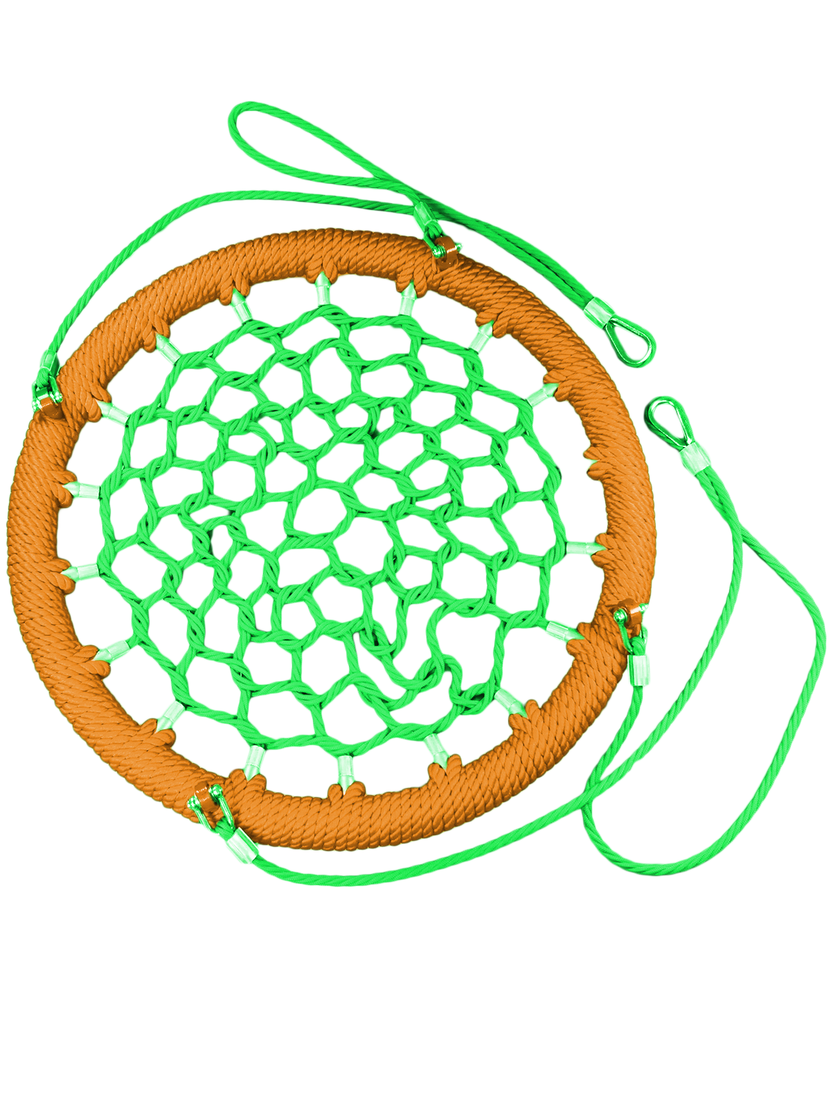 Качели-гнездо JINN spt/krug/anti/oranzhev/salatov/140/20/20/16