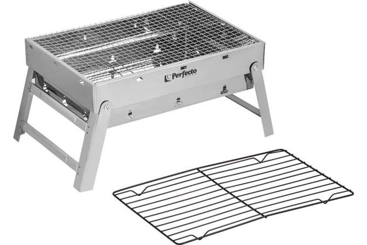 Мангал-барбекю PERFECTO LINEA 43х29х23 см (