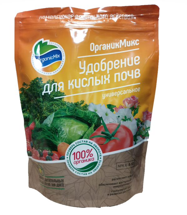 Органическое удобрение для кислых почв OrganicMix