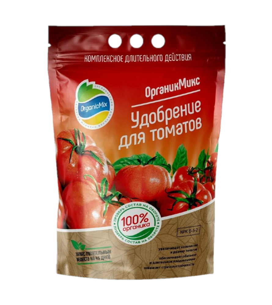 Органическое удобрение OrganicMix для томатов