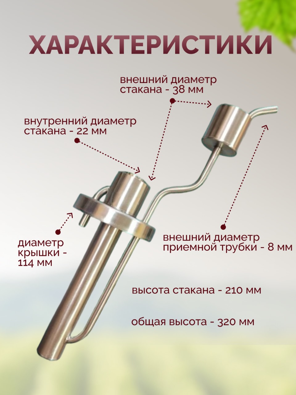 Попугай на банку с приемным стаканом Мужское хобби