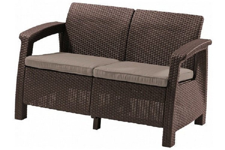 Садовый диван Keter Corfu II Love Seat