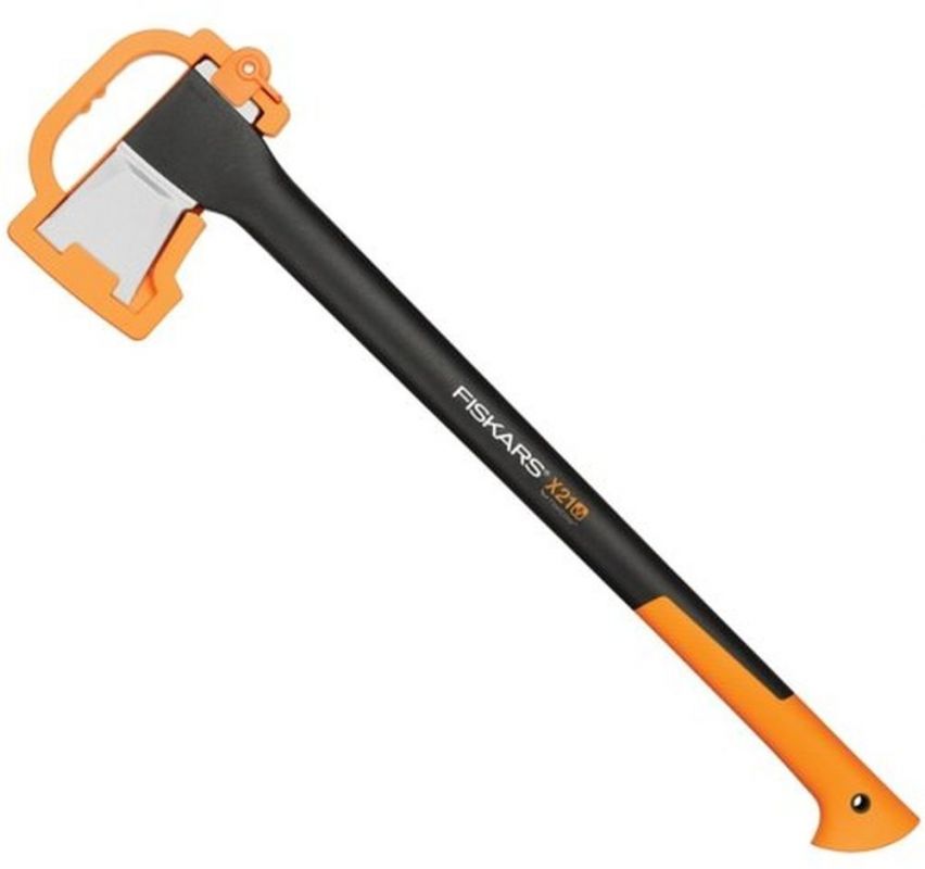 Топор Fiskars X-series Х21 большой черный/оранжевый в комплекте:нож (