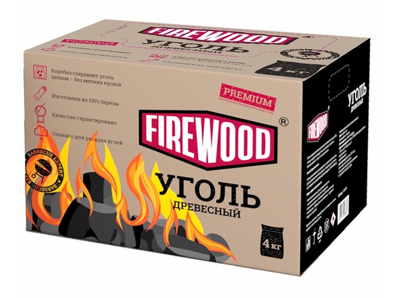 Уголь древесный FireWood